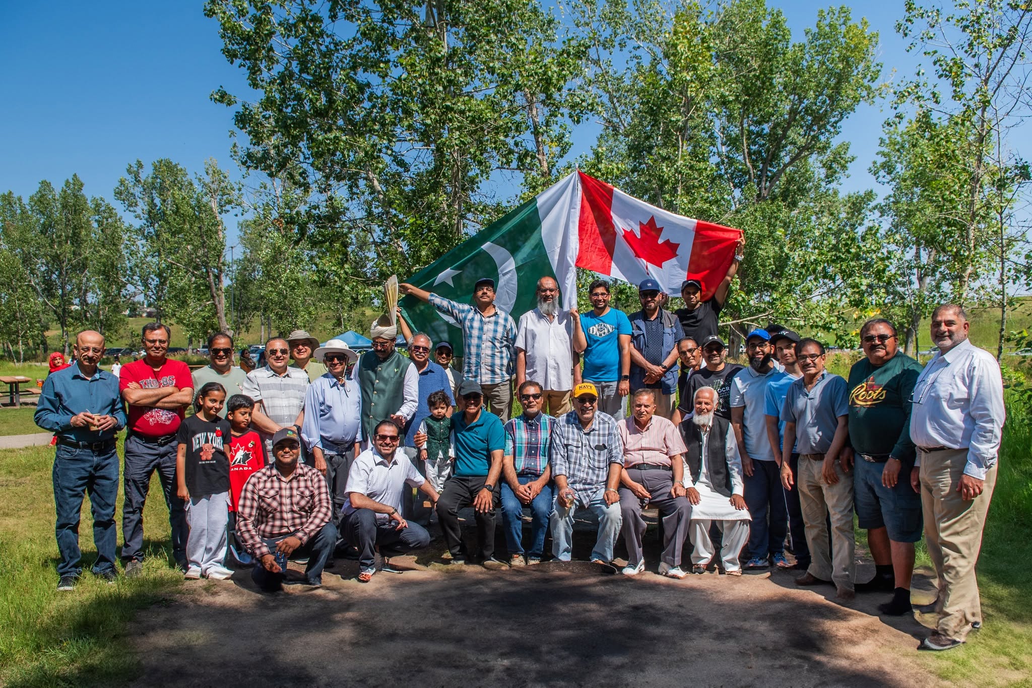 Calgary Unity families celebrating Pakistan Day together